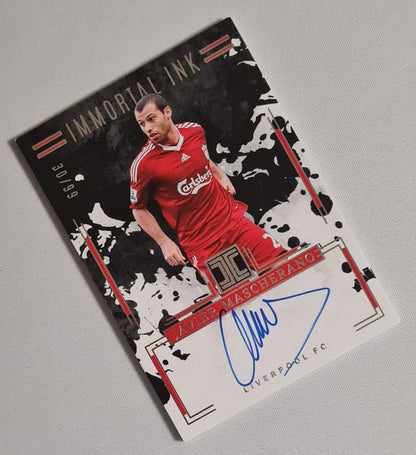 Javier Mascherano - 2024-25 Panini Impeccable Immortal Ink /99 on card Auto #IMM-JM