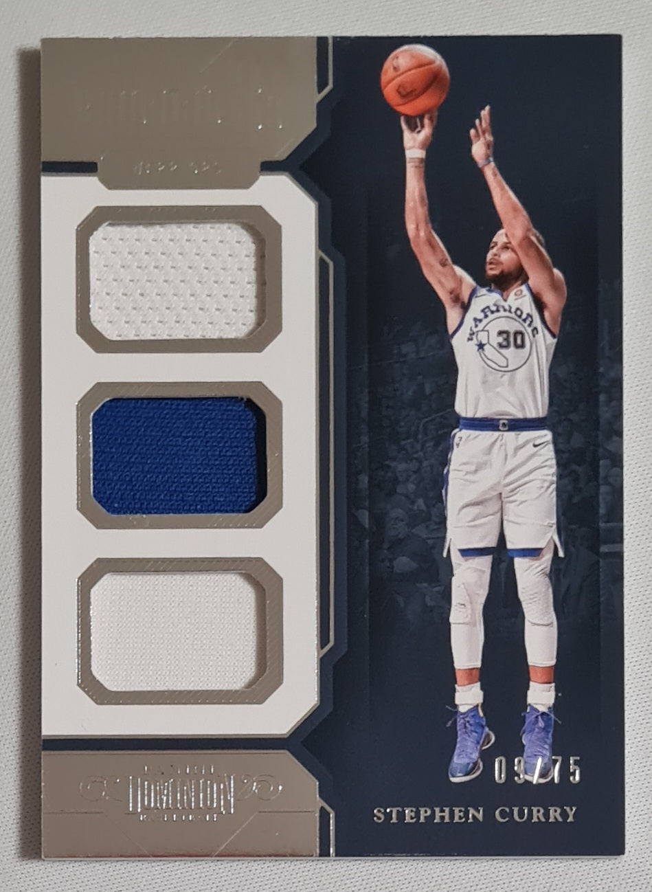 Stephen Curry - 2018-19 Panini Dominion /75 Patch #RT-SCY