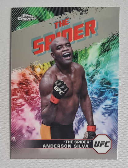 Anderson Silva - 2024 Topps Chrome "The Spider" UFC Fighter Middleweight #AKA-19