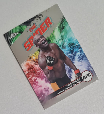 Anderson Silva - 2024 Topps Chrome "The Spider" UFC Fighter Middleweight #AKA-19