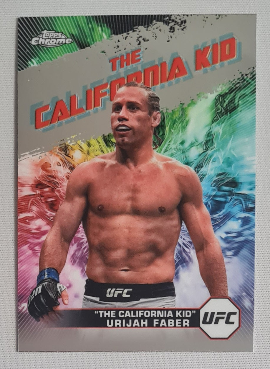Urijah Faber - 2024 Topps Chrome "The California Kid" UFC Fighter Bantamweight #AKA-20