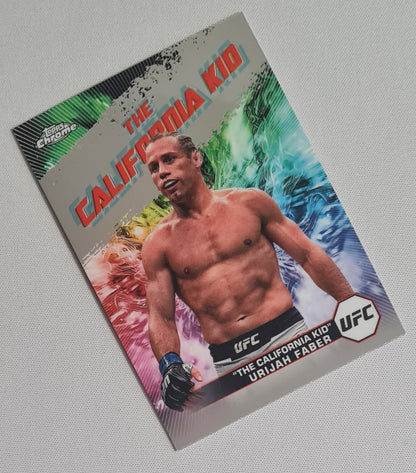 Urijah Faber - 2024 Topps Chrome "The California Kid" UFC Fighter Bantamweight #AKA-20