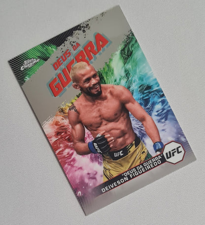 Deiveson Figueiredo - 2024 Topps Chrome "Deus da Guerra" UFC Fighter Flyweight #AKA-1