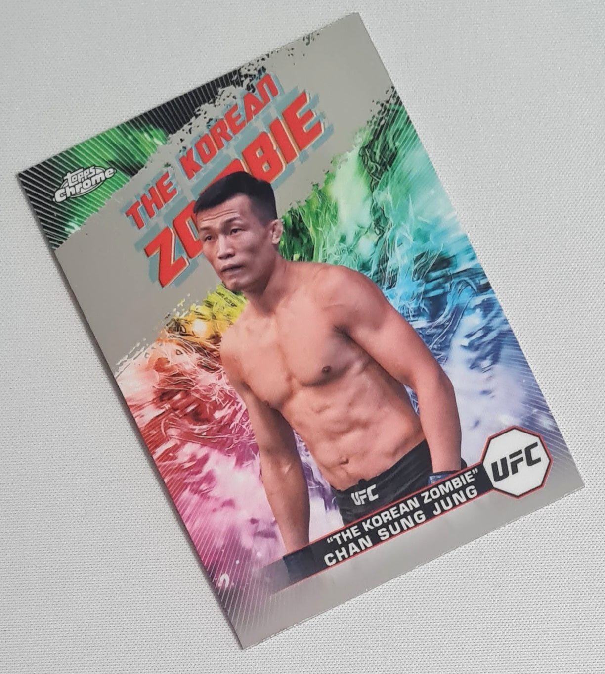 Chan Sung Jung - 2024 Topps Chrome "The Korean Zombie" UFC Fighter Featherweight #AKA-13