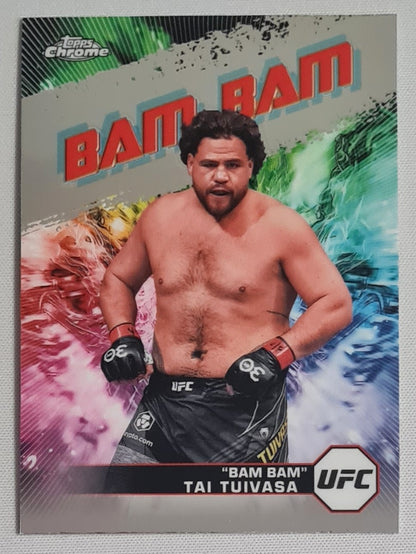 Tai Tuivasa - 2024 Topps Chrome "Bam Bam" UFC Fighter Heavyweight #AKA-18