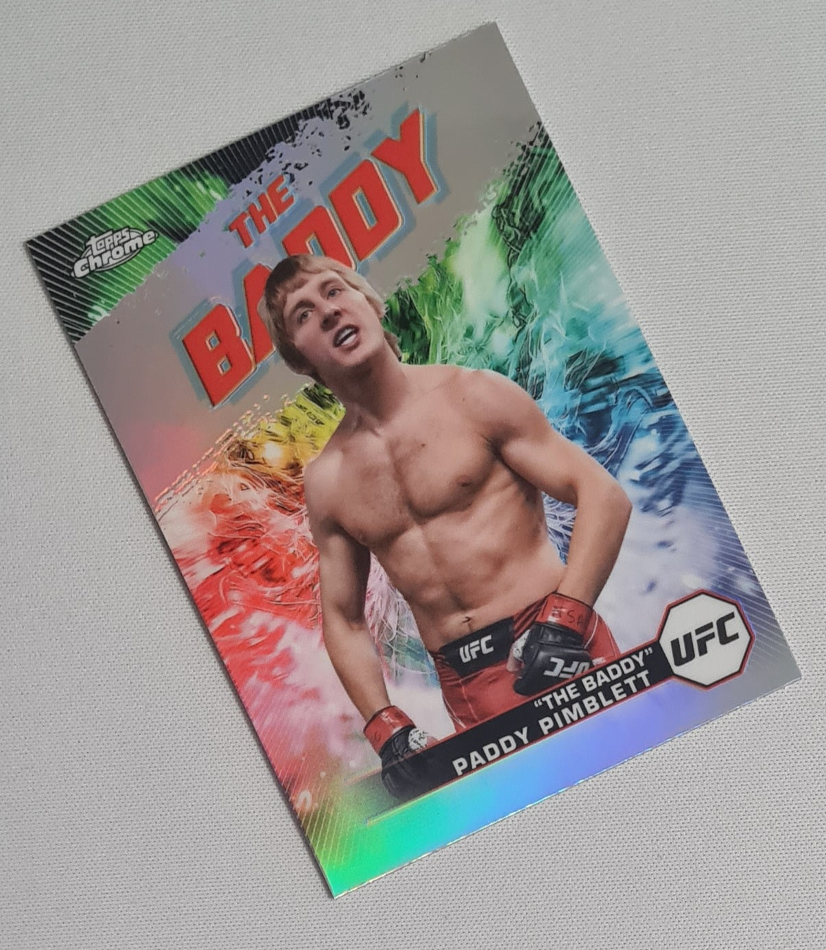 Paddy Pimblett - 2024 Topps Chrome "The Baddy" UFC Fighter Lightweight #AKA-16