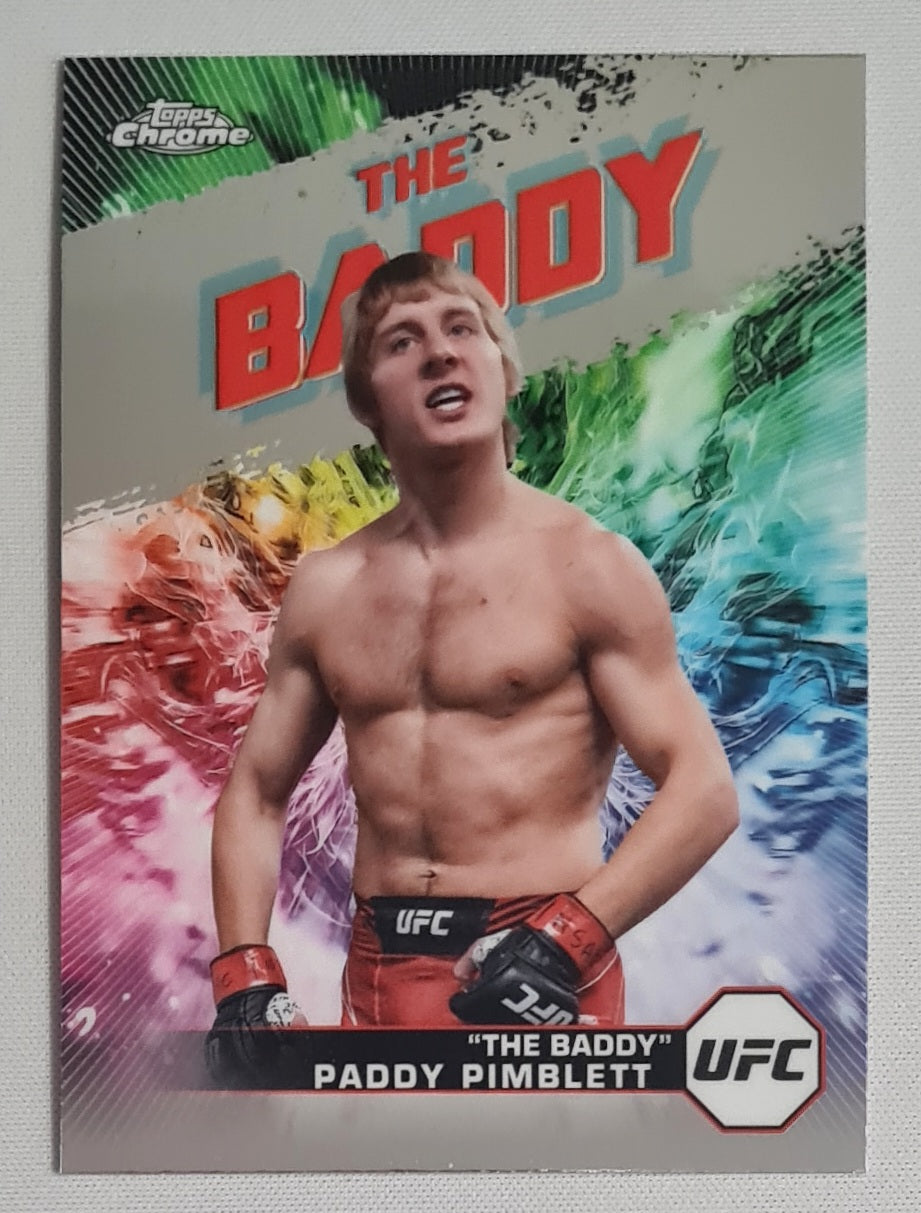 Paddy Pimblett - 2024 Topps Chrome "The Baddy" UFC Fighter Lightweight #AKA-16