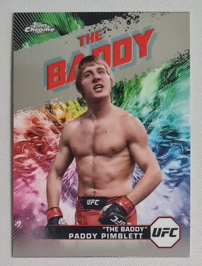 Paddy Pimblett - 2024 Topps Chrome "The Baddy" UFC Fighter Lightweight #AKA-16