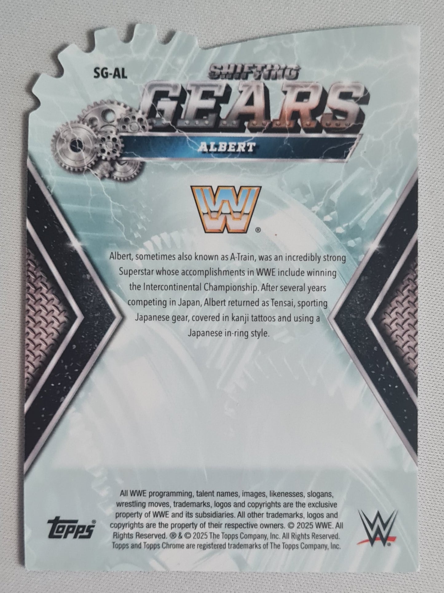Albert - 2025 Topps Chrome WWE Wrestling "Shifting Gears" #SG-AL