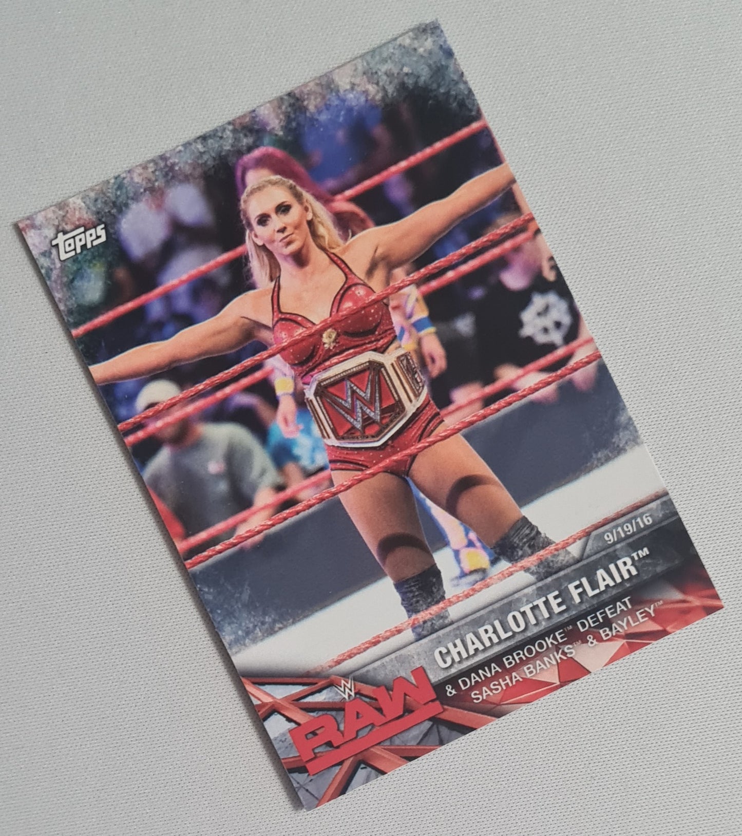 Charlotte Flair - 2017 Topps WWE Wrestling RAW #WWE-7