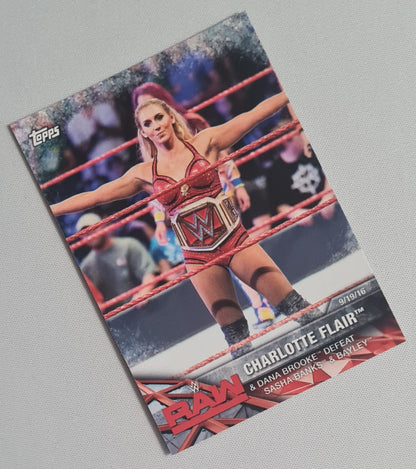 Charlotte Flair - 2017 Topps WWE Wrestling RAW #WWE-7