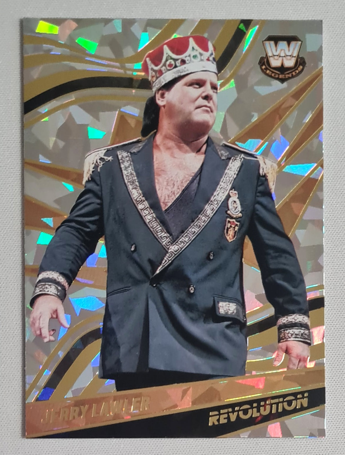 Jerry Lawler - 2022 Panini Revolution WWE Legends Wrestling #109 Fractal