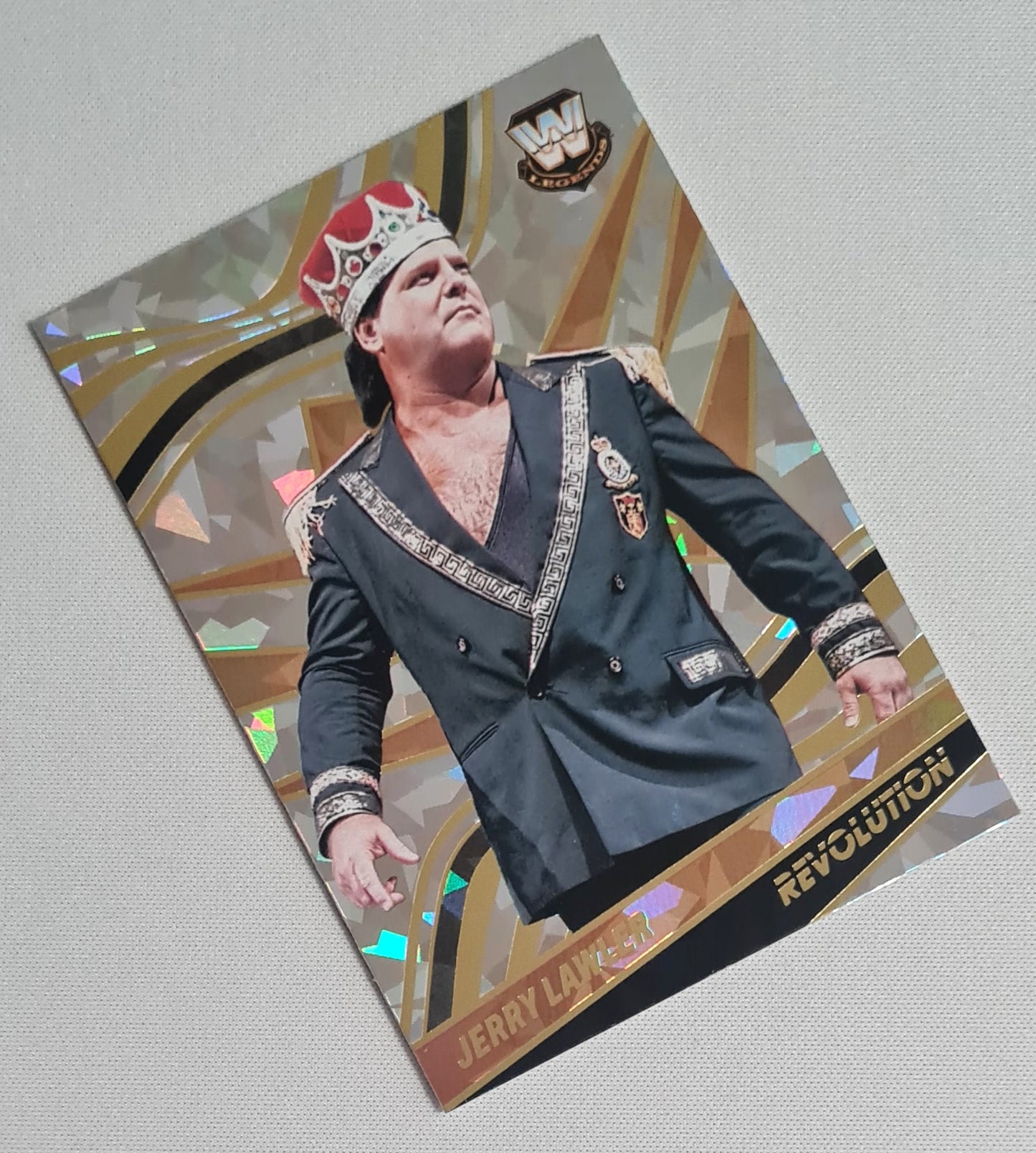 Jerry Lawler - 2022 Panini Revolution WWE Legends Wrestling #109 Fractal