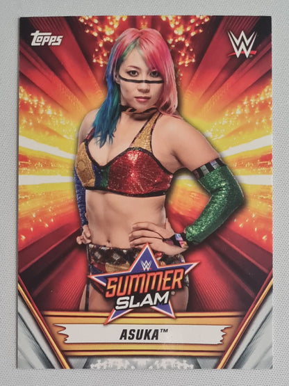 Asuka - 2019 Topps WWE Wrestling SUMMERSLAM Superstar #43