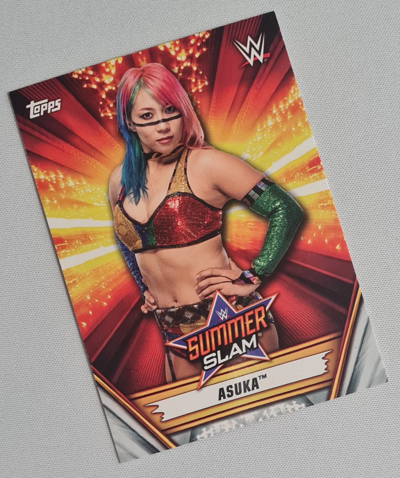 Asuka - 2019 Topps WWE Wrestling SUMMERSLAM Superstar #43
