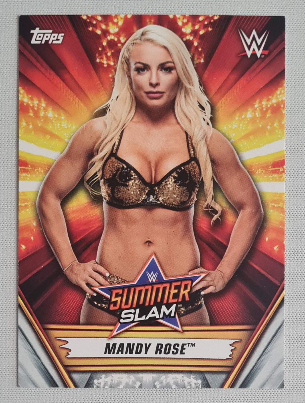 Mandy Rose - 2019 Topps WWE Wrestling SUMMERSLAM Superstar #47