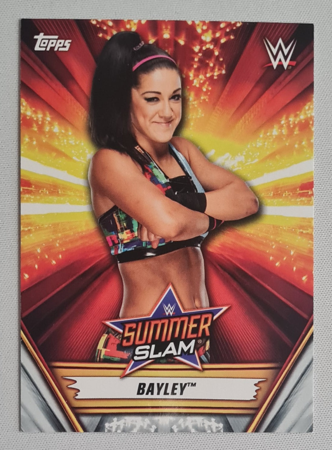 Bayley - 2019 Topps WWE Wrestling SUMMERSLAM Superstar #19