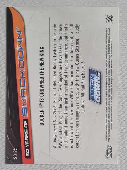 Booker T - 2019 Topps WWE Wrestling SMACK DOWN #SD-22
