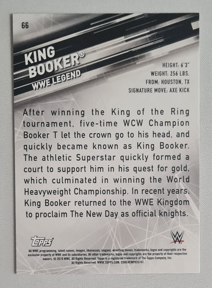 King Booker - 2019 Topps WWE Wrestling Legend SMACK DOWN #66