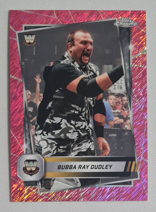 Bubba Ray Dudley - 2025 Topps Chrome WWE Wrestling Legends #9 Pink Shimmer