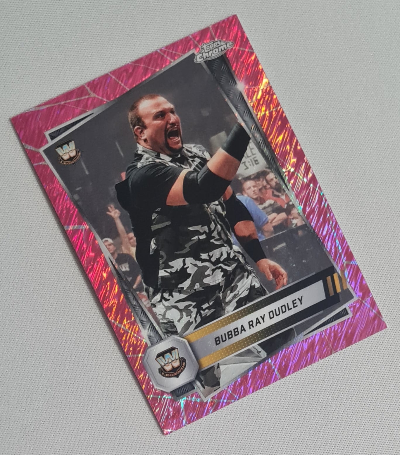 Bubba Ray Dudley - 2025 Topps Chrome WWE Wrestling Legends #9 Pink Shimmer