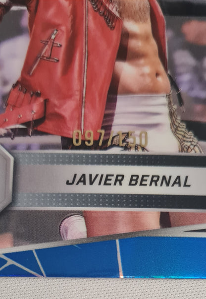 Javier Bernal - 2025 Topps Chrome WWE  NXT Wrestling #61 Blue Laser Refractor /150