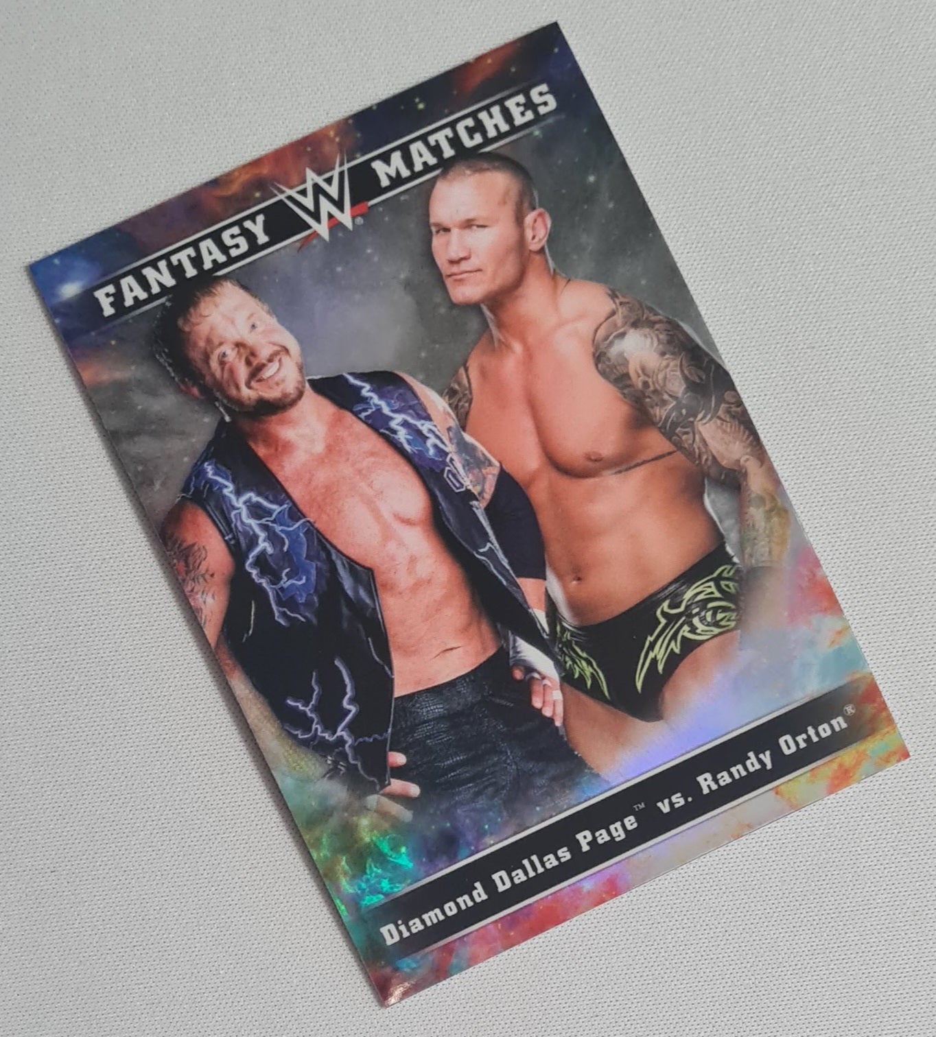 Diamond Dallas Page vs Randy Orton - 2020 Topps WWE Wrestling Fantasy Matches #FM-8