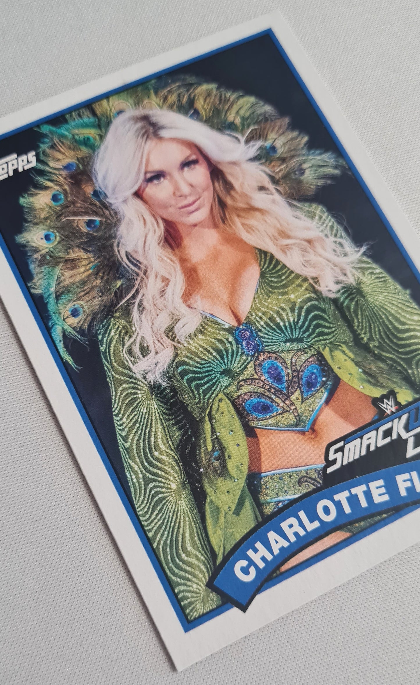 Charlote Flair - 2018 Topps WWE Wrestling SMACK DOWN Live Superstar #22