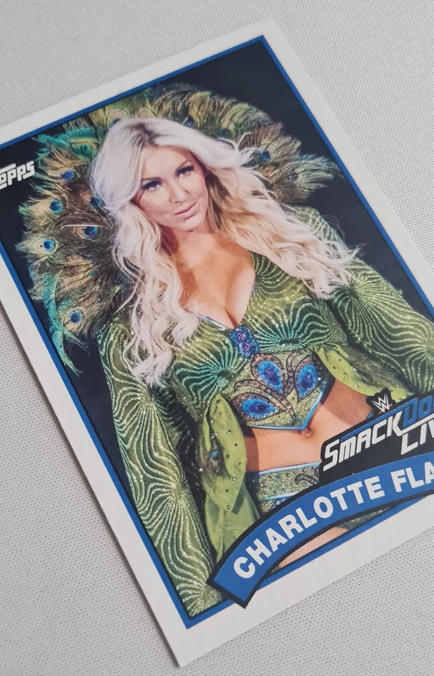 Charlote Flair - 2018 Topps WWE Wrestling SMACK DOWN Live Superstar #22
