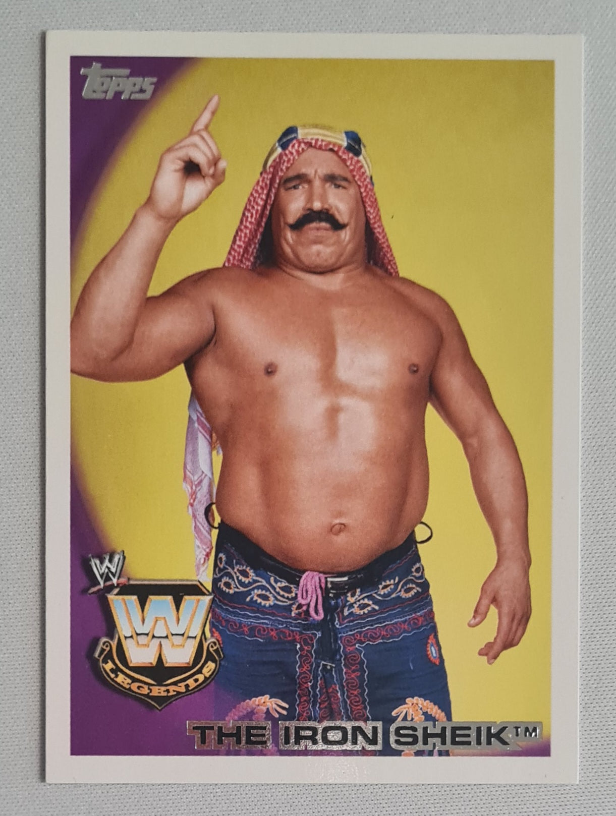 The Iron Sheik - 2010 Topps WWE Wrestling Legends #95
