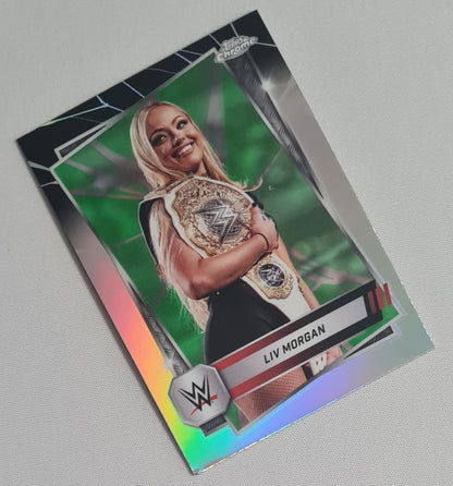 Liv Morgan - 2025 Topps Chrome WWE Wrestling RAW #146 Refractor