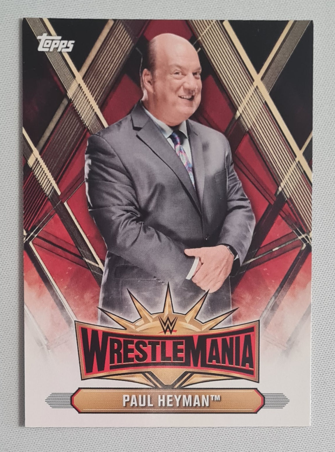 Paul Heyman - 2019 Topps WWE Wrestling WrestleMania #WM-1