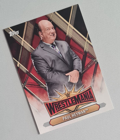 Paul Heyman - 2019 Topps WWE Wrestling WrestleMania #WM-1