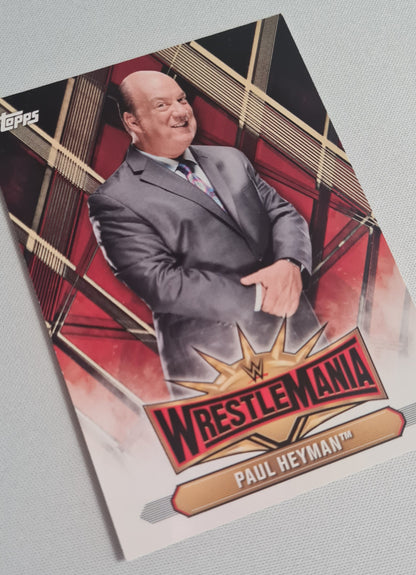Paul Heyman - 2019 Topps WWE Wrestling WrestleMania #WM-1