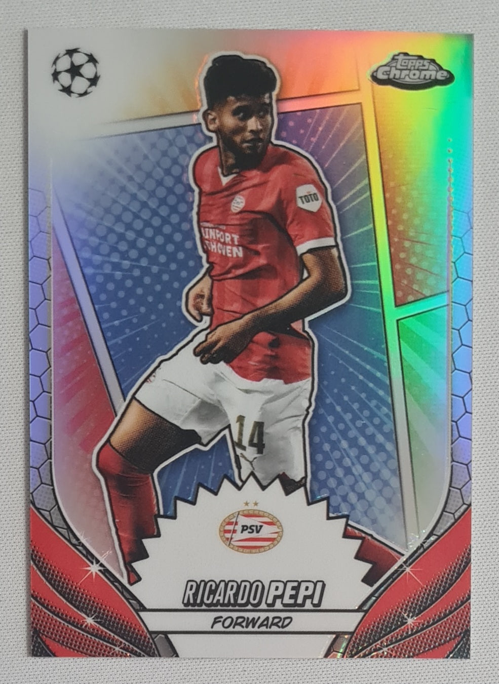 Ricardo Pepi - 2024 Topps Chrome PSV Eindhoven #82 Refractor                                                                                                                       3