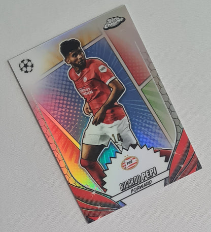 Ricardo Pepi - 2024 Topps Chrome PSV Eindhoven #82 Refractor                                                                                                                       3