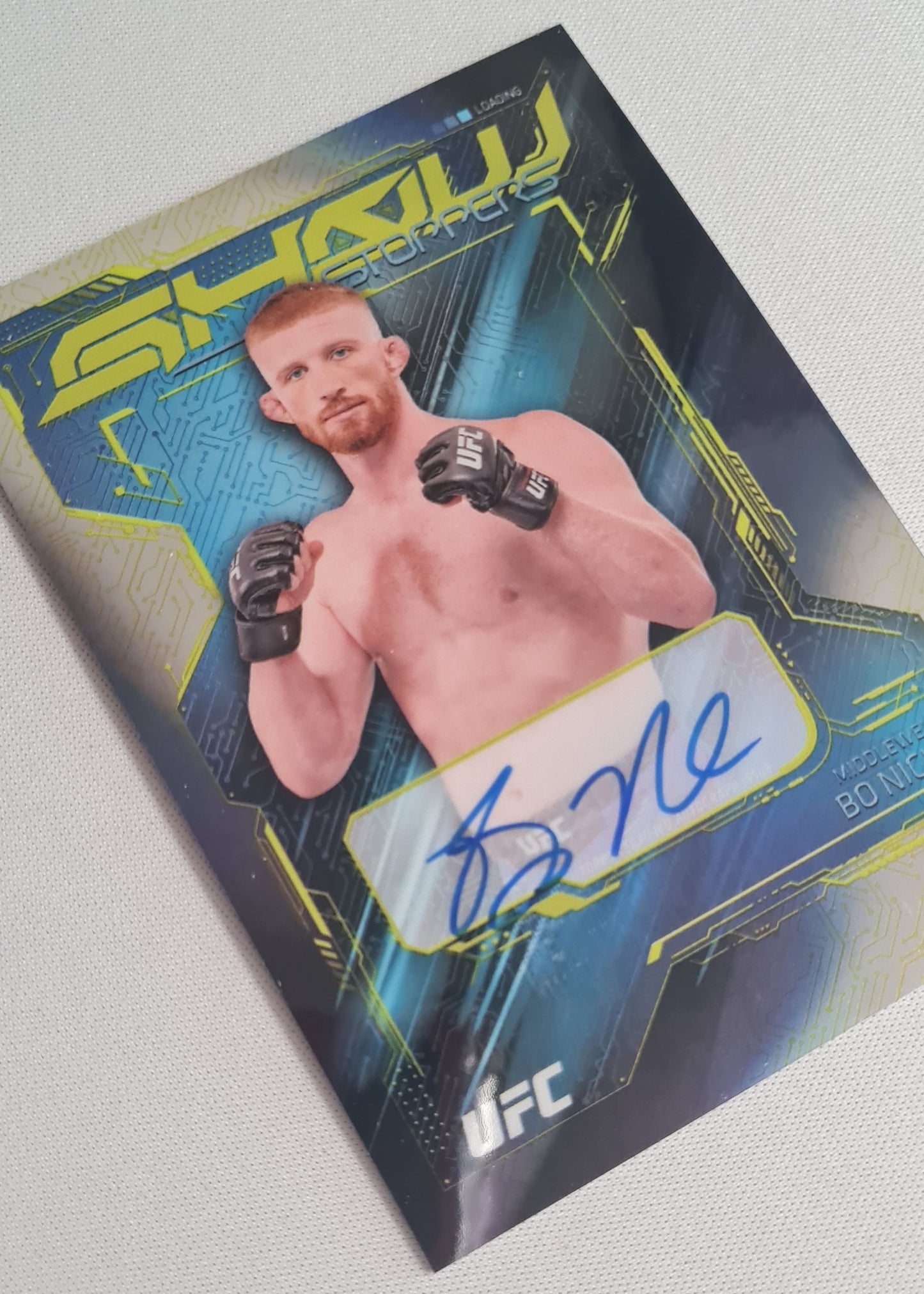 Bo Nickal - 2025 Topps Show Stoppers UFC Fighter Middleweight #SSA-BN /Auto
