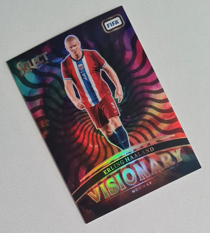 Erling Haaland - 2024/25 Panini Select FIFA Soccer Visionary National Team Norway #15 Prizm