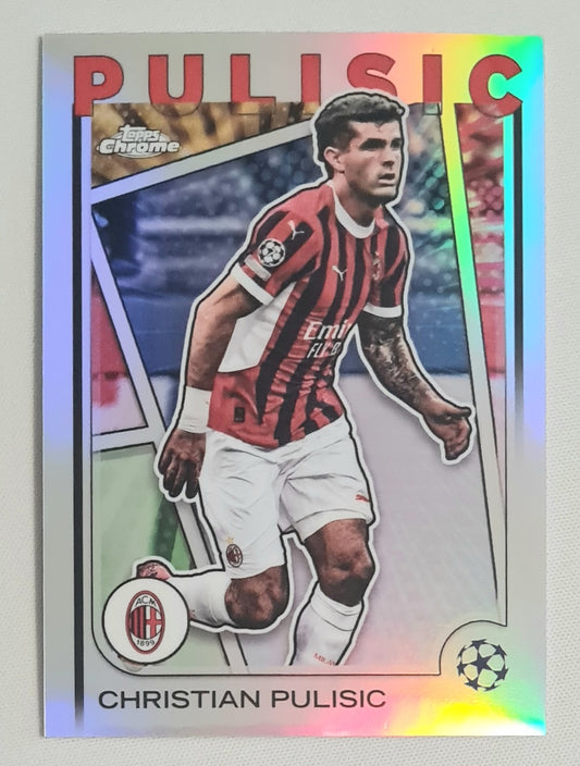 Christian Pulisic - 2025 Topps Soccer AC Milan (CL) #76 Refractor
