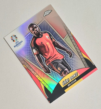 Jermey Doku - 2024 Topps Chrome Euro 2024  #18
