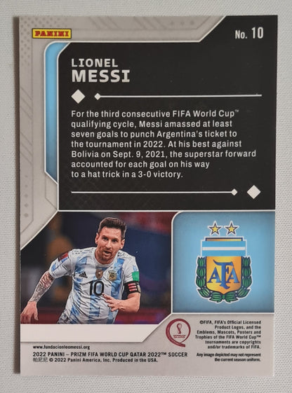 Lionel Messi - 2022 Panini Prizm Scorers Club #10
