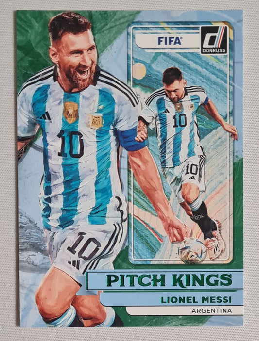 Lionel Messi - 2022-23 Panini Donruss Pitch Kings Green #1