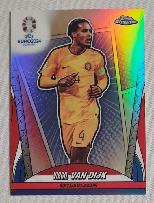 Virgil van Dijk - 2024 Topps Chrome Euro 2024 #4