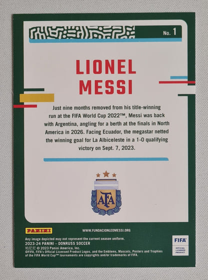 Lionel Messi - 2023-24 Panini Donruss Optic #1