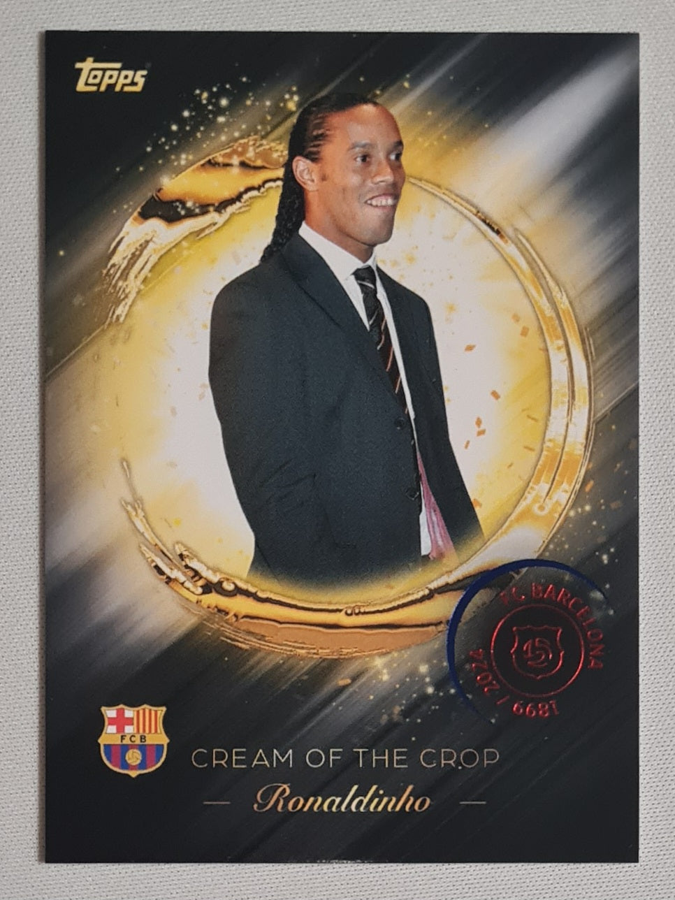 Ronaldinho - 2025 Topps Barcelona 125 Years Cream of the Crop #CR-3