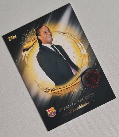 Ronaldinho - 2025 Topps Barcelona 125 Years Cream of the Crop #CR-3