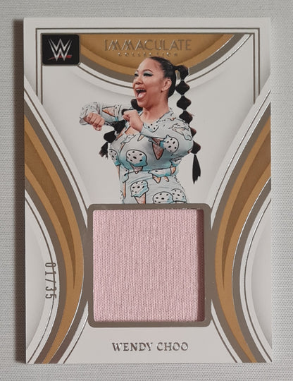 Wendy Choo - 2023 Panini Immaculate Collection /35 Patch #RM-WCH