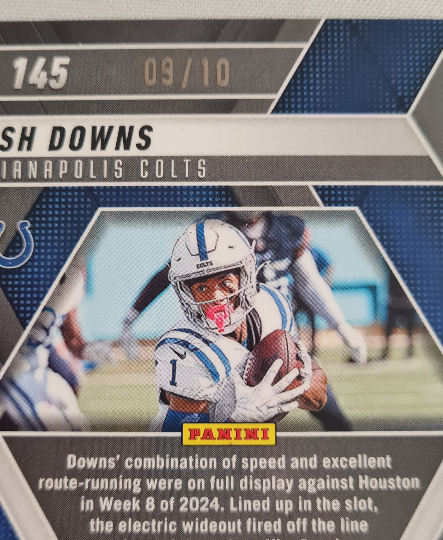 Josh Downs - 2025 Panini Football Mosaic Gold Disco /10 #145
