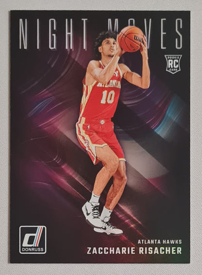 Zaccharie Risacher - 2024-25 Panini Donruss Night Moves (RC) #6