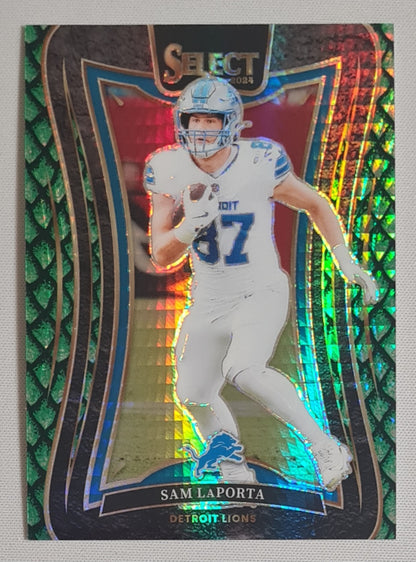 Sam LaPorta - 2024 Panini Select Dragon Scale NFL Detroit Lions /81 #374
